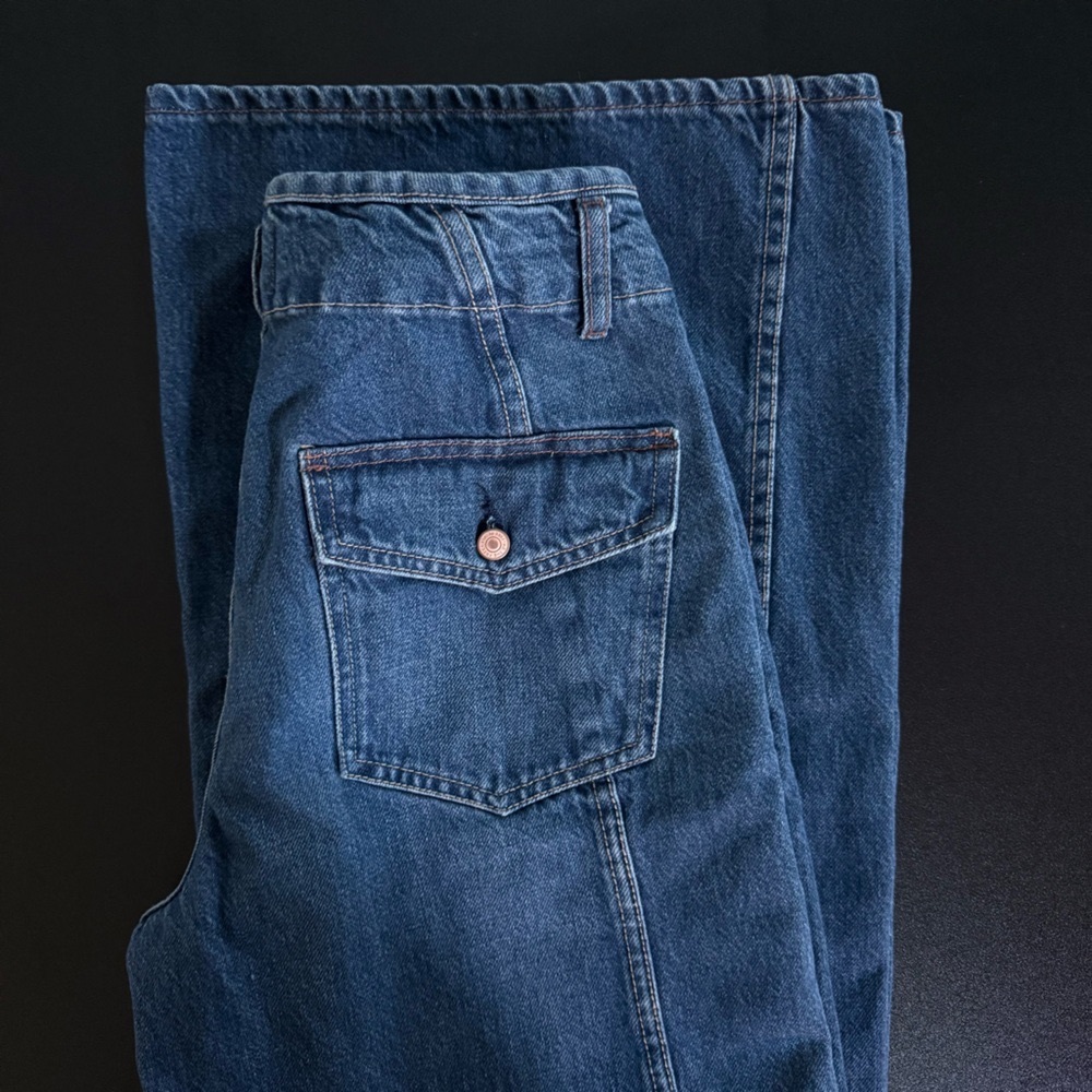 We the Free Harlow Mid Rise Wide Leg Jean